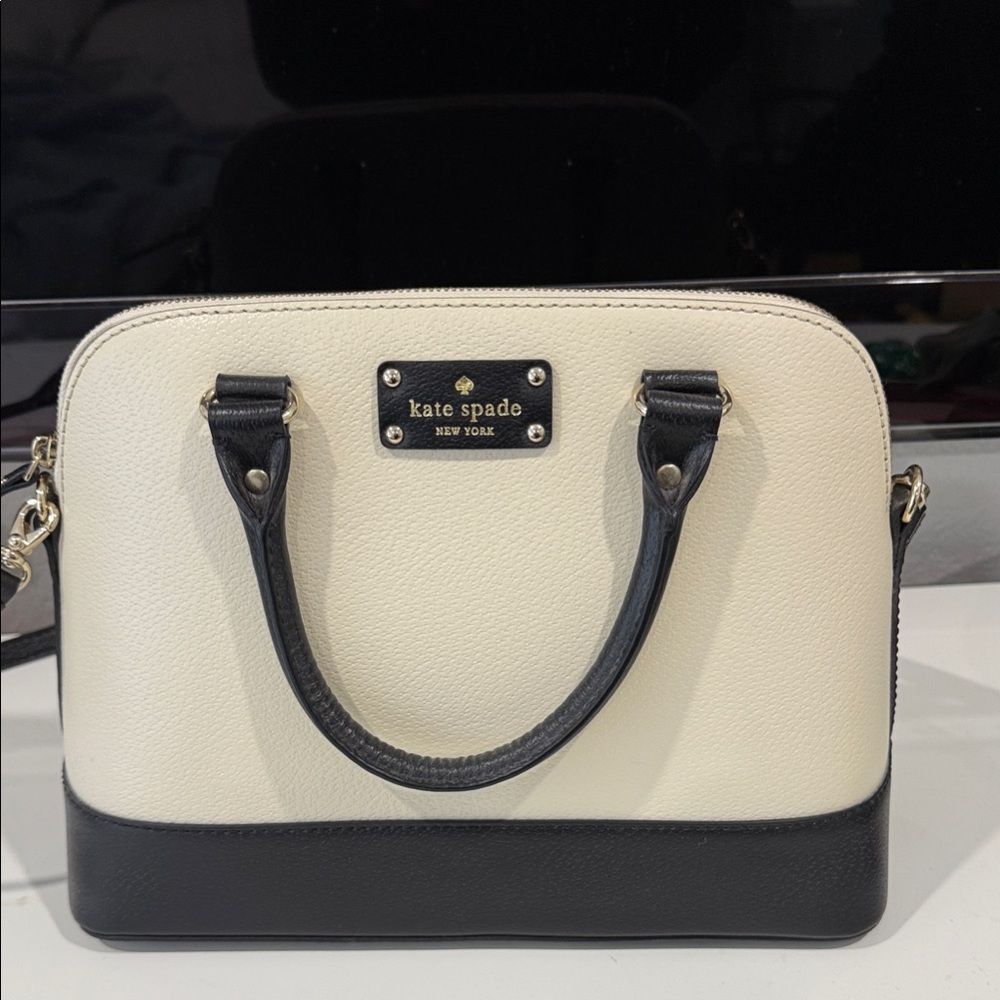 kate spade Black and White Satchel